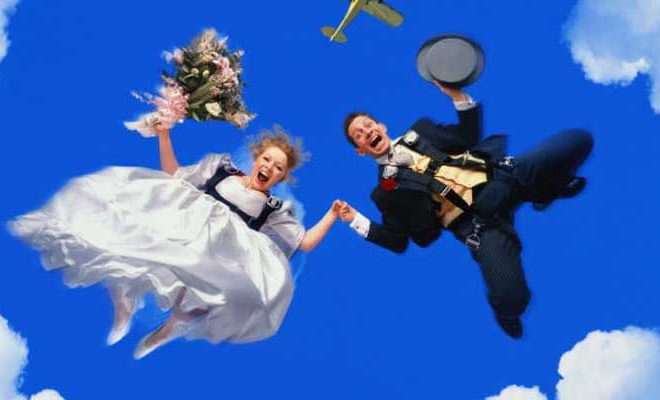 skydivingwedding